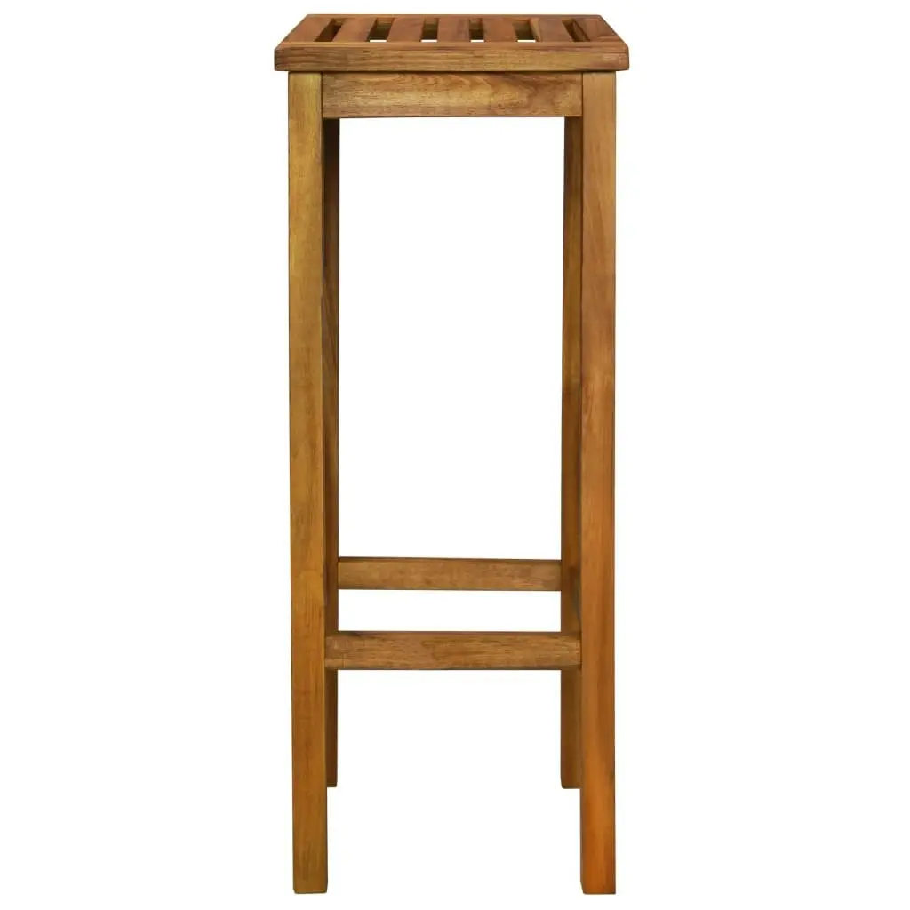 Bar Chairs 2 pcs Solid Acacia Wood 44016