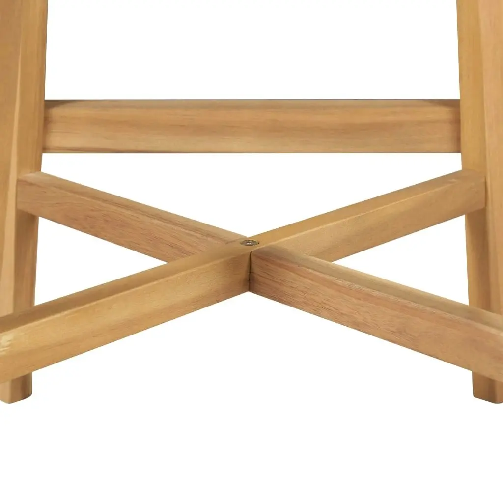 Bar Chairs 2 pcs Solid Acacia Wood 44229