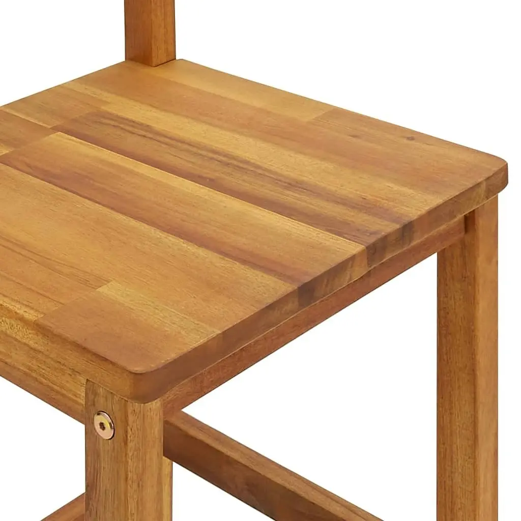 Bar Stools 4 pcs Solid Acacia Wood 310286