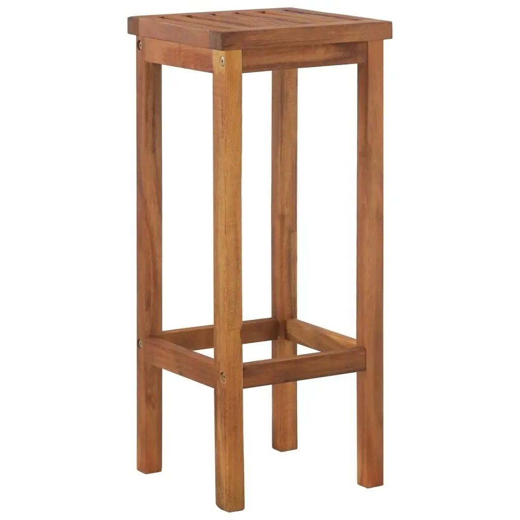 Bar Stools 8 pcs Solid Wood Acacia 3115991