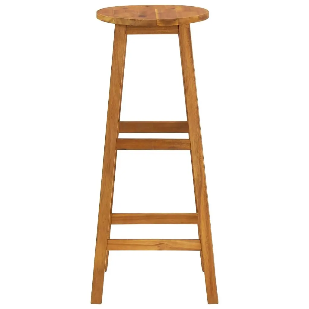 Bar Stools 6 pcs Solid Acacia Wood 310287