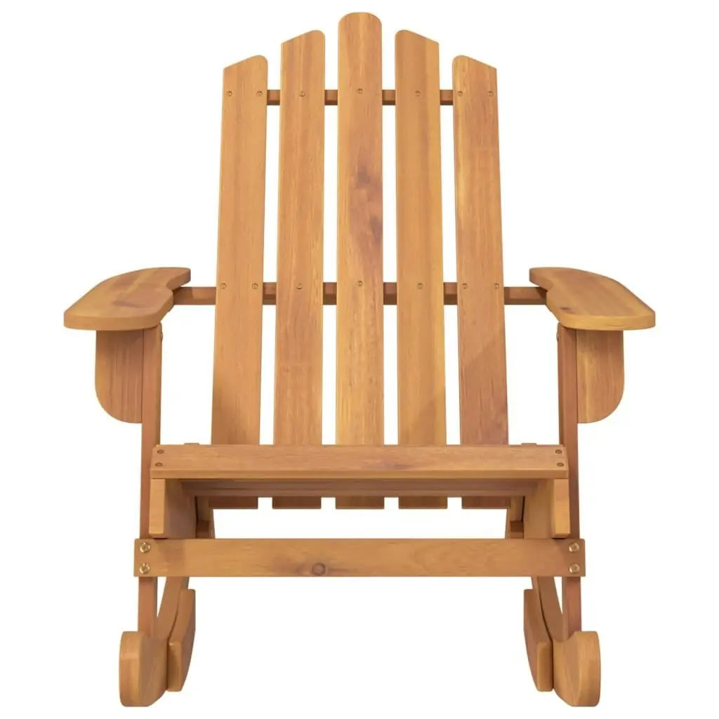 Adirondack Rocking Chair Solid Wood Acacia 360035