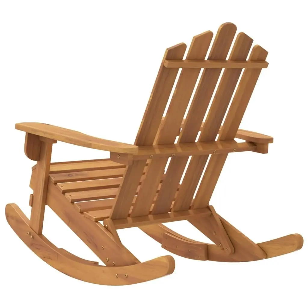 Adirondack Rocking Chair Solid Wood Acacia 360035