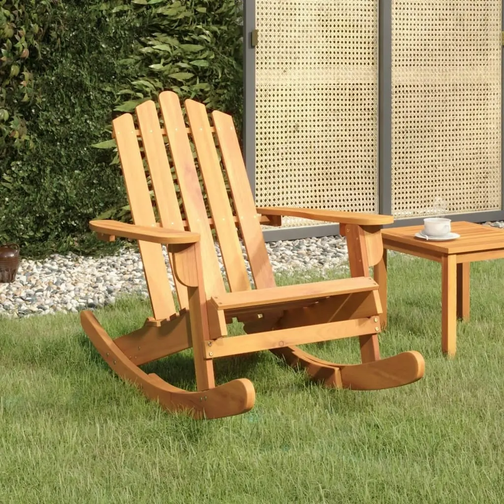 Adirondack Rocking Chair Solid Wood Acacia 360035