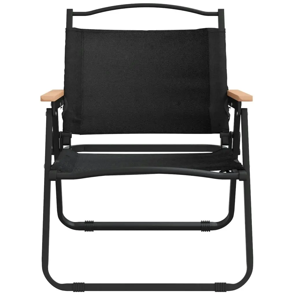 Camping Chairs 2 pcs Black 54x43x59 cm Oxford Fabric 319482