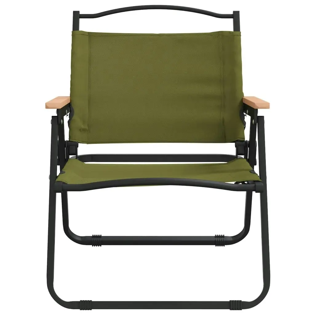 Camping Chairs 2 pcs Green 54x43x59 cm Oxford Fabric 319483