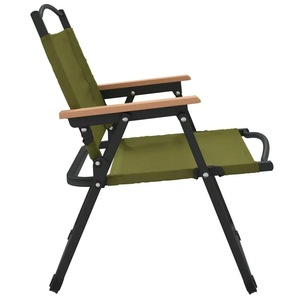 Camping Chairs 2 pcs Green 54x43x59 cm Oxford Fabric 319483