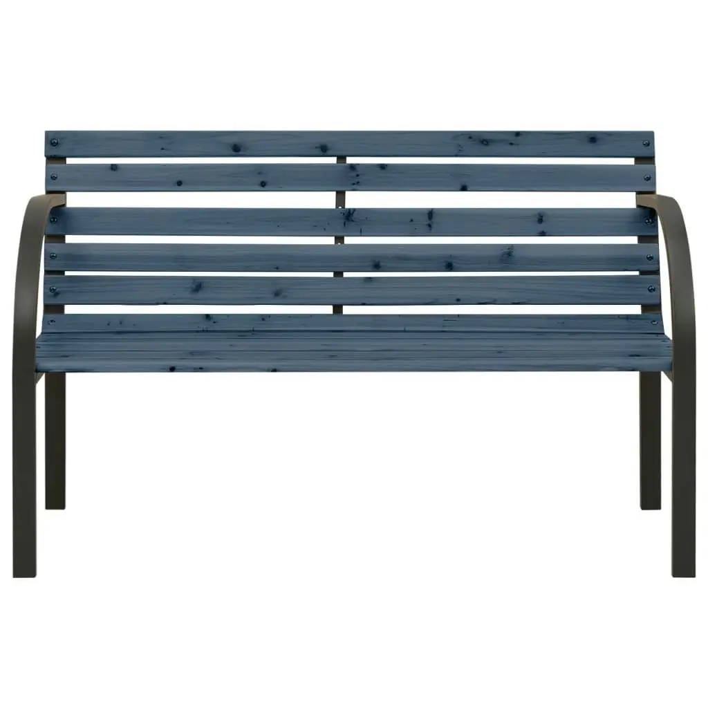 Children Garden Bench 81 cm Solid Wood Chinese Fir Grey 317120