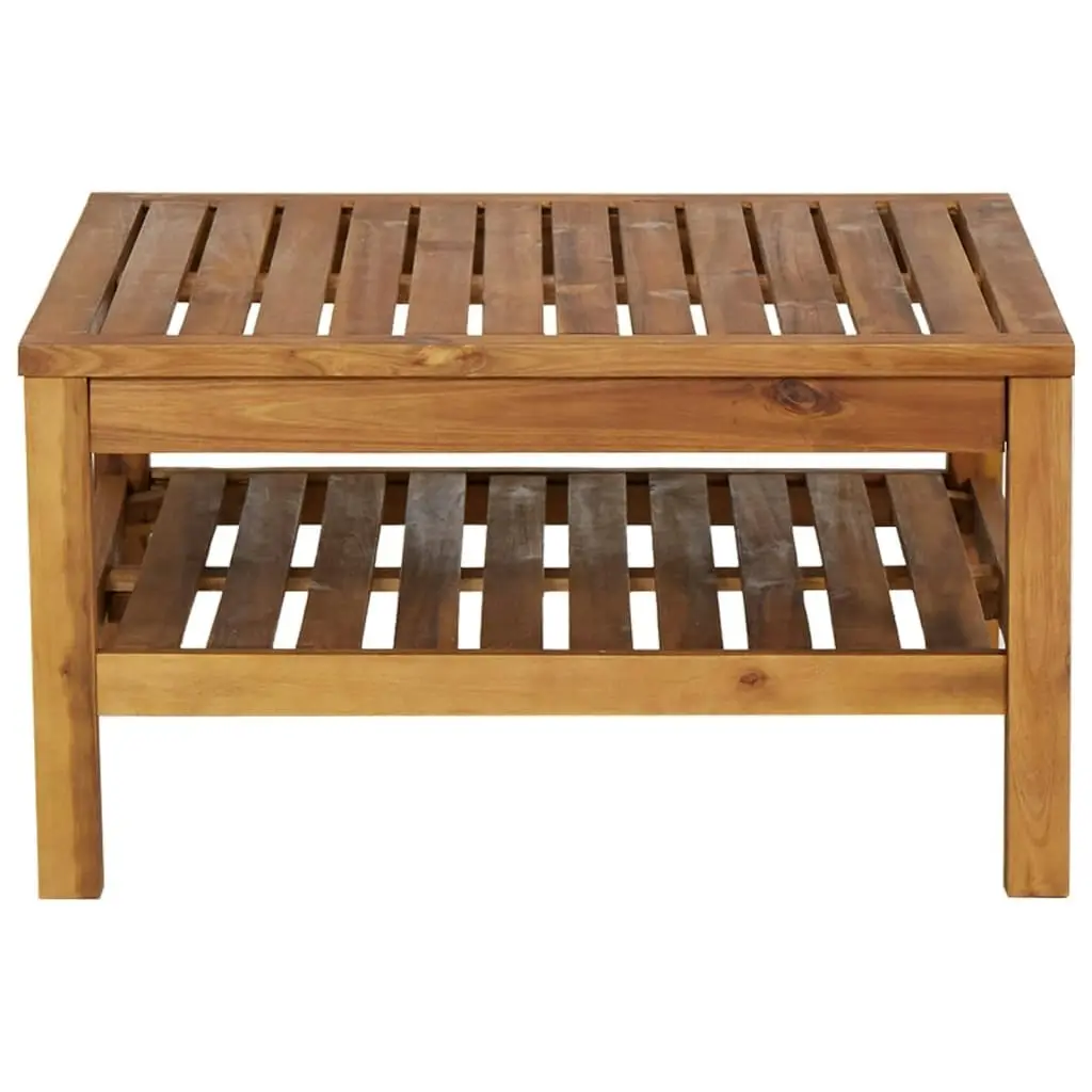 Coffee Table 65x65x35 cm Solid Acacia Wood 316292