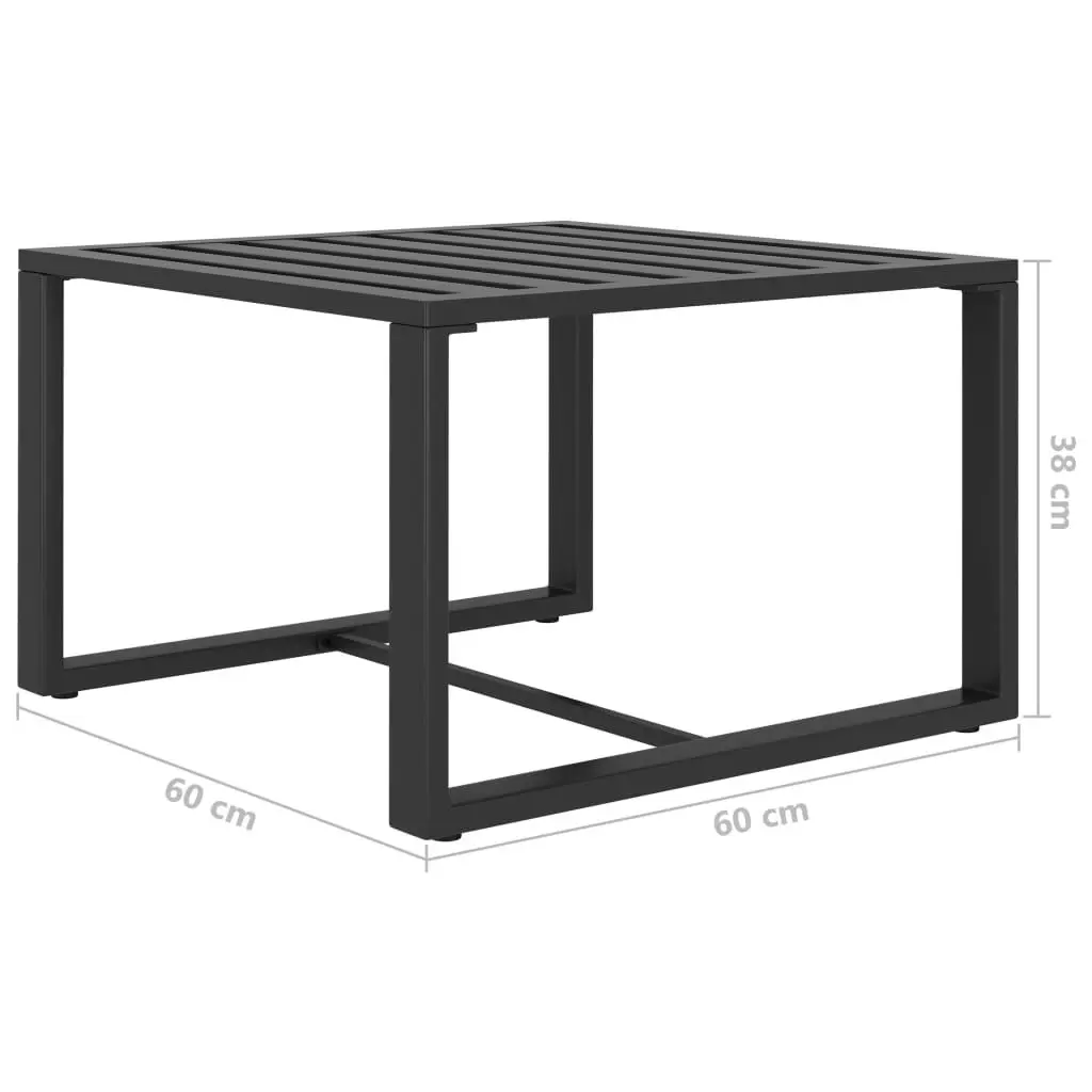 Coffee Table Aluminium Anthracite 49242