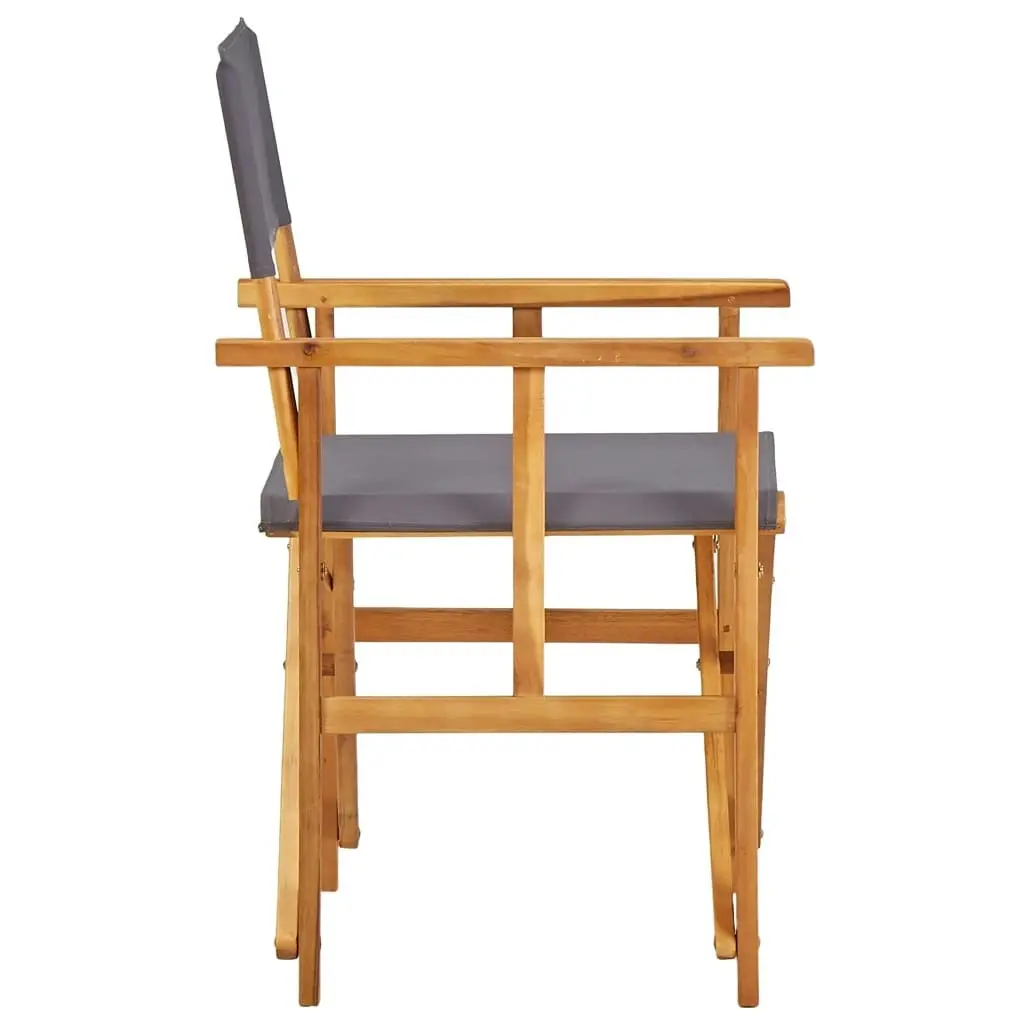 Director's Chairs 2 pcs Solid Acacia Wood 45947