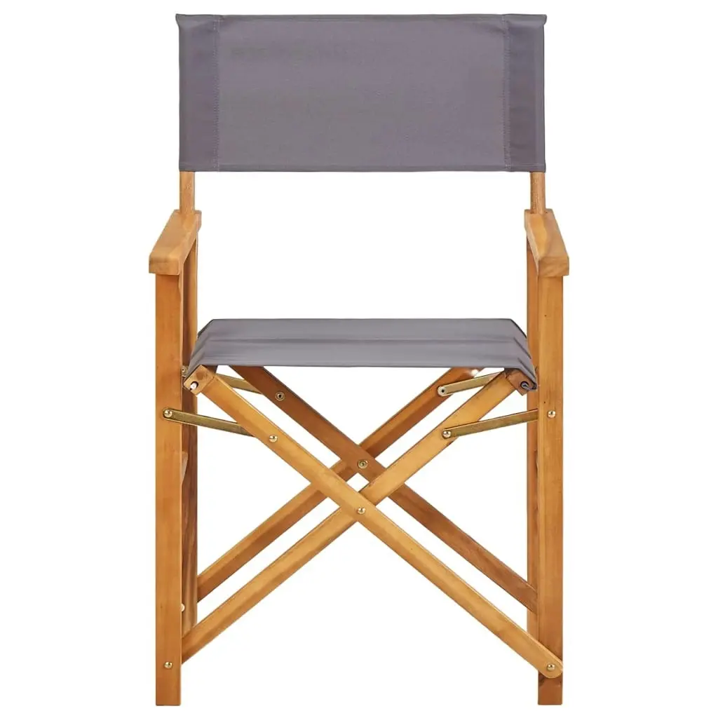 Director's Chairs 2 pcs Solid Acacia Wood 45947