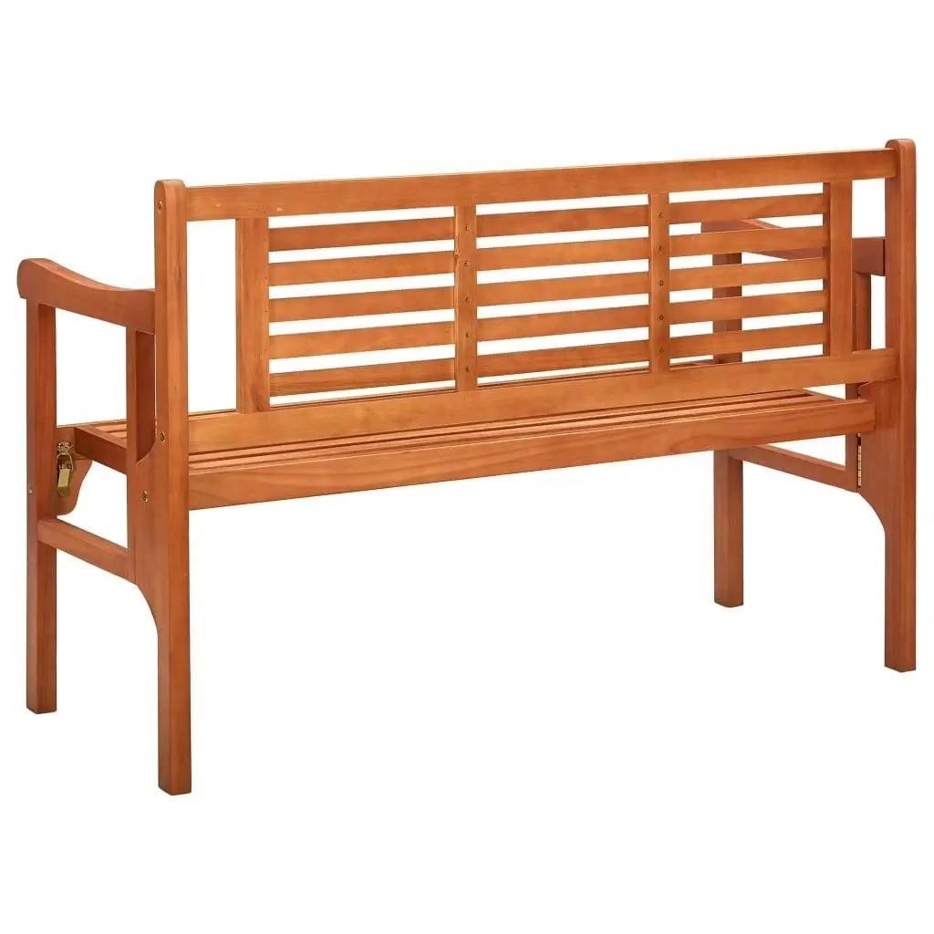 Foldable Garden Bench 120 cm Solid Eucalyptus Wood 315277