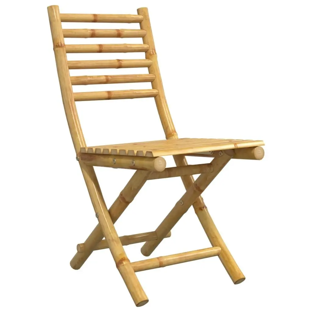 Folding Garden Chairs 2 pcs 43x54x88 cm Bamboo 368039