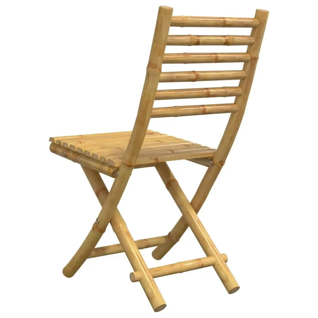 Folding Garden Chairs 2 pcs 43x54x88 cm Bamboo 368039