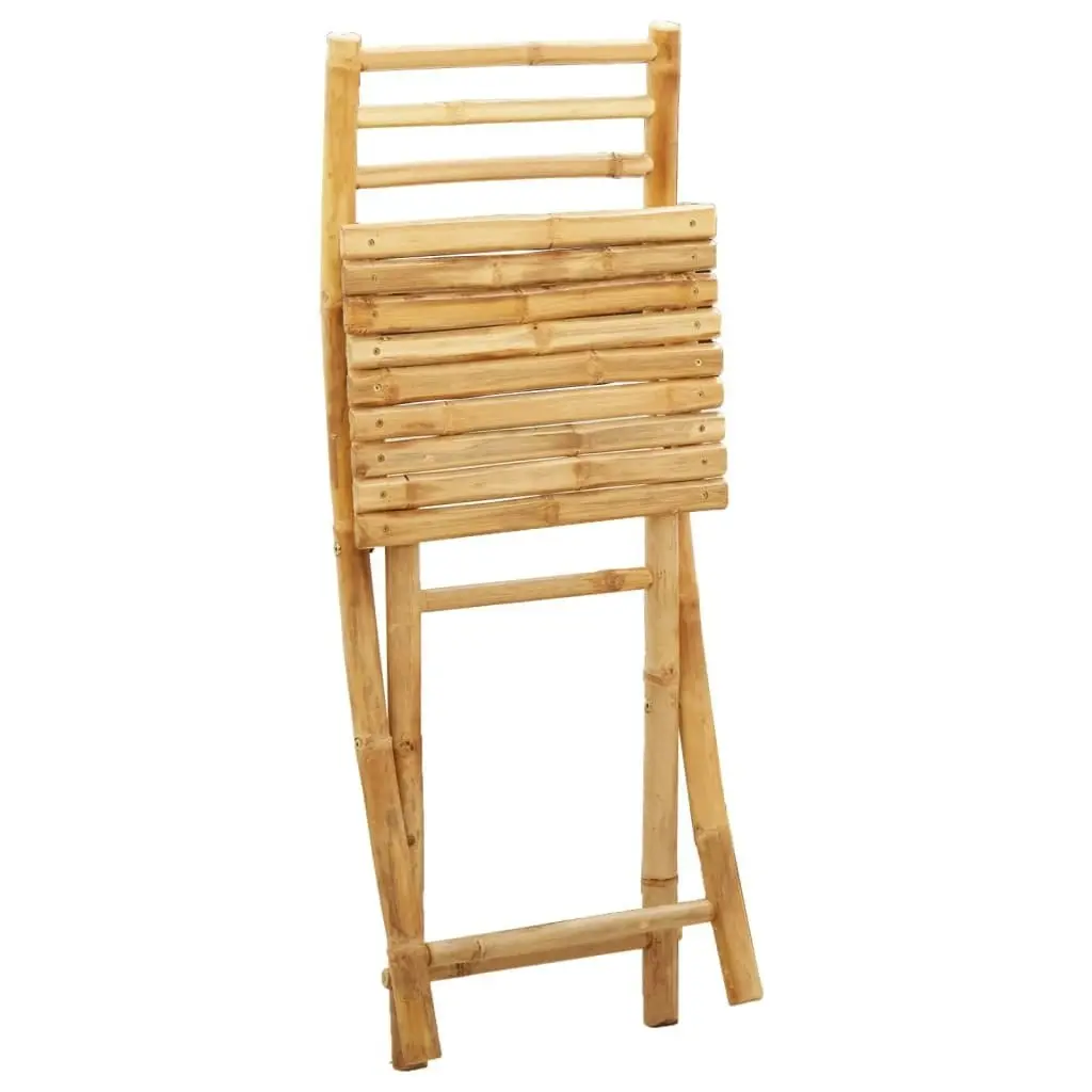 Folding Garden Chairs 2 pcs 43x54x88 cm Bamboo 368039