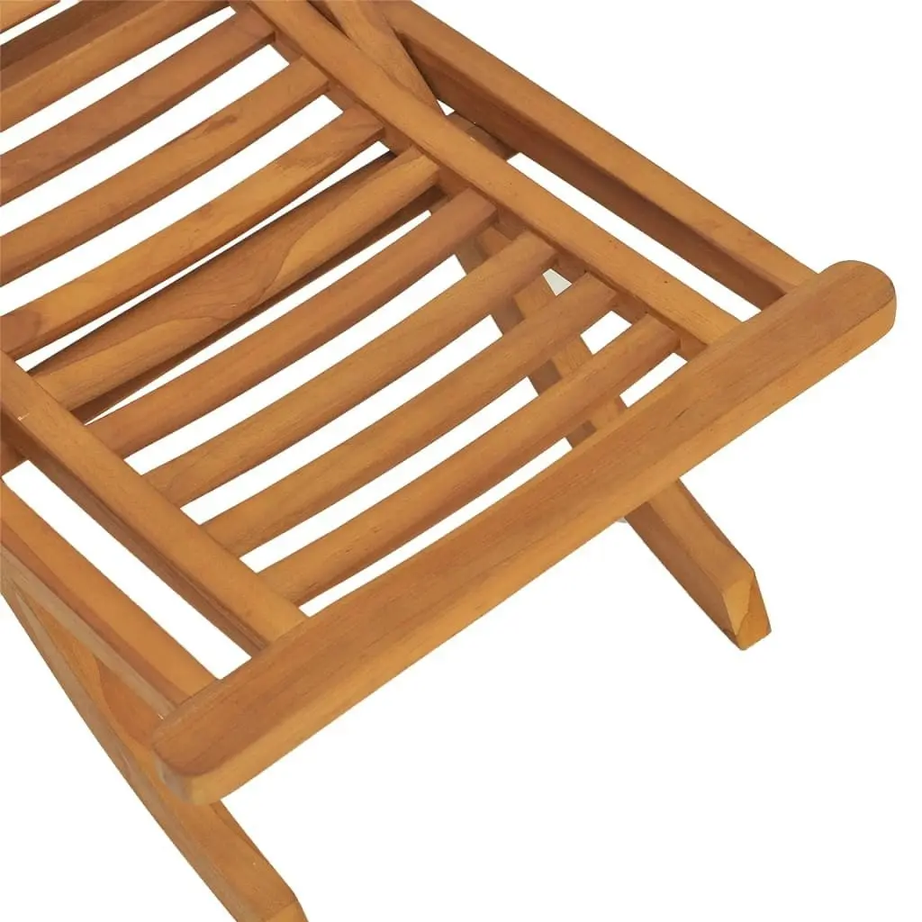 Folding Garden Chair Solid Teak Wood 49381