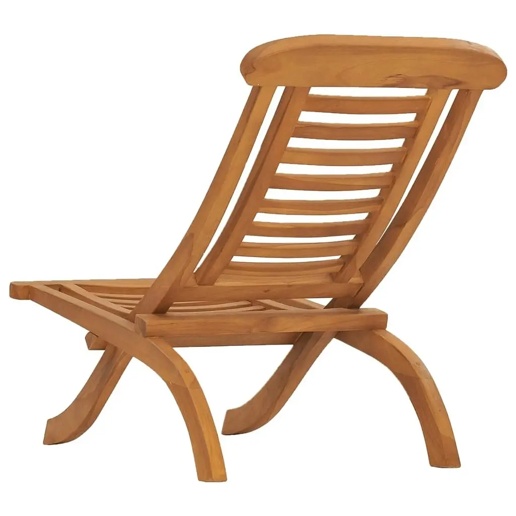 Folding Garden Chair Solid Teak Wood 49381