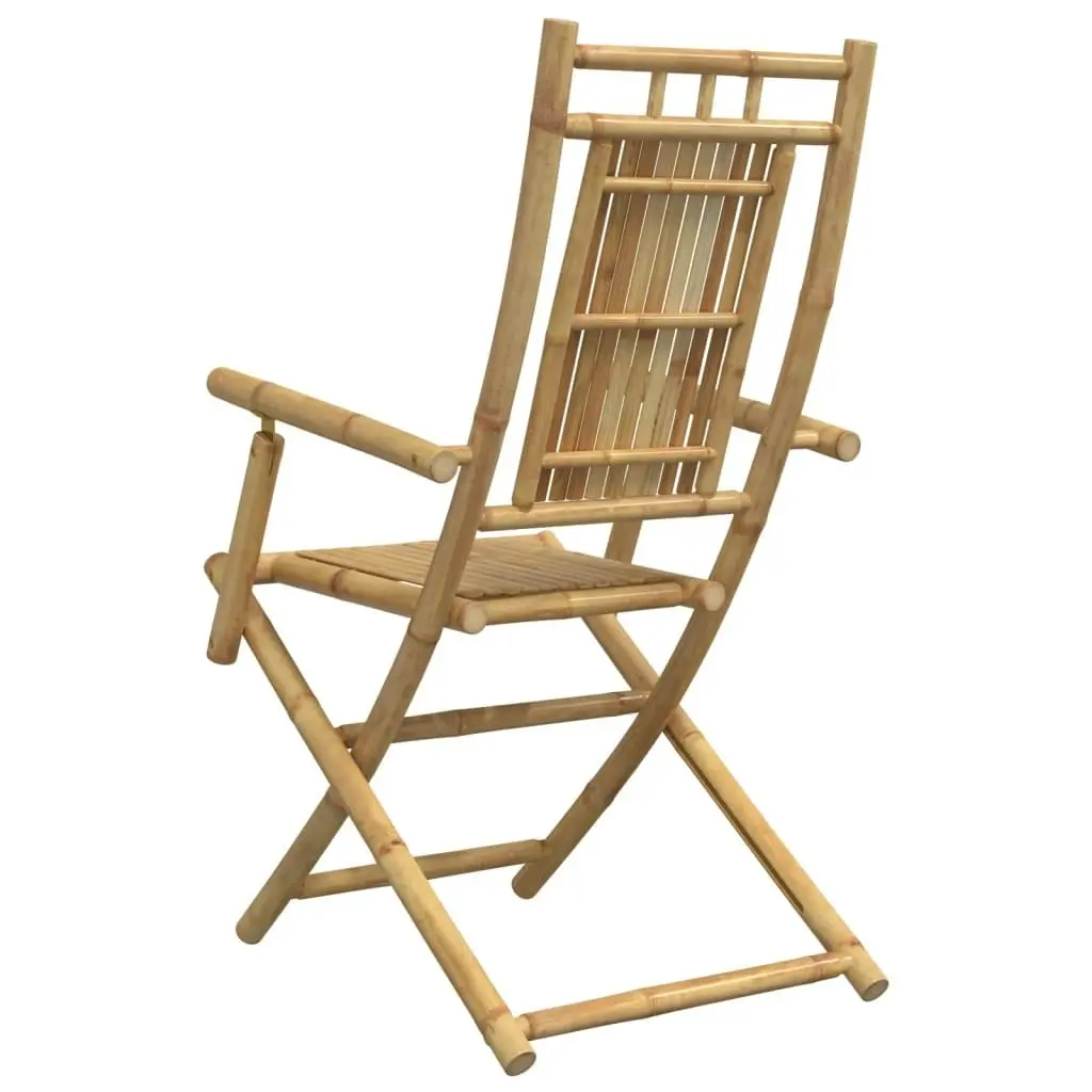 Folding Garden Chairs 2 pcs 53x66x99 cm Bamboo 368038