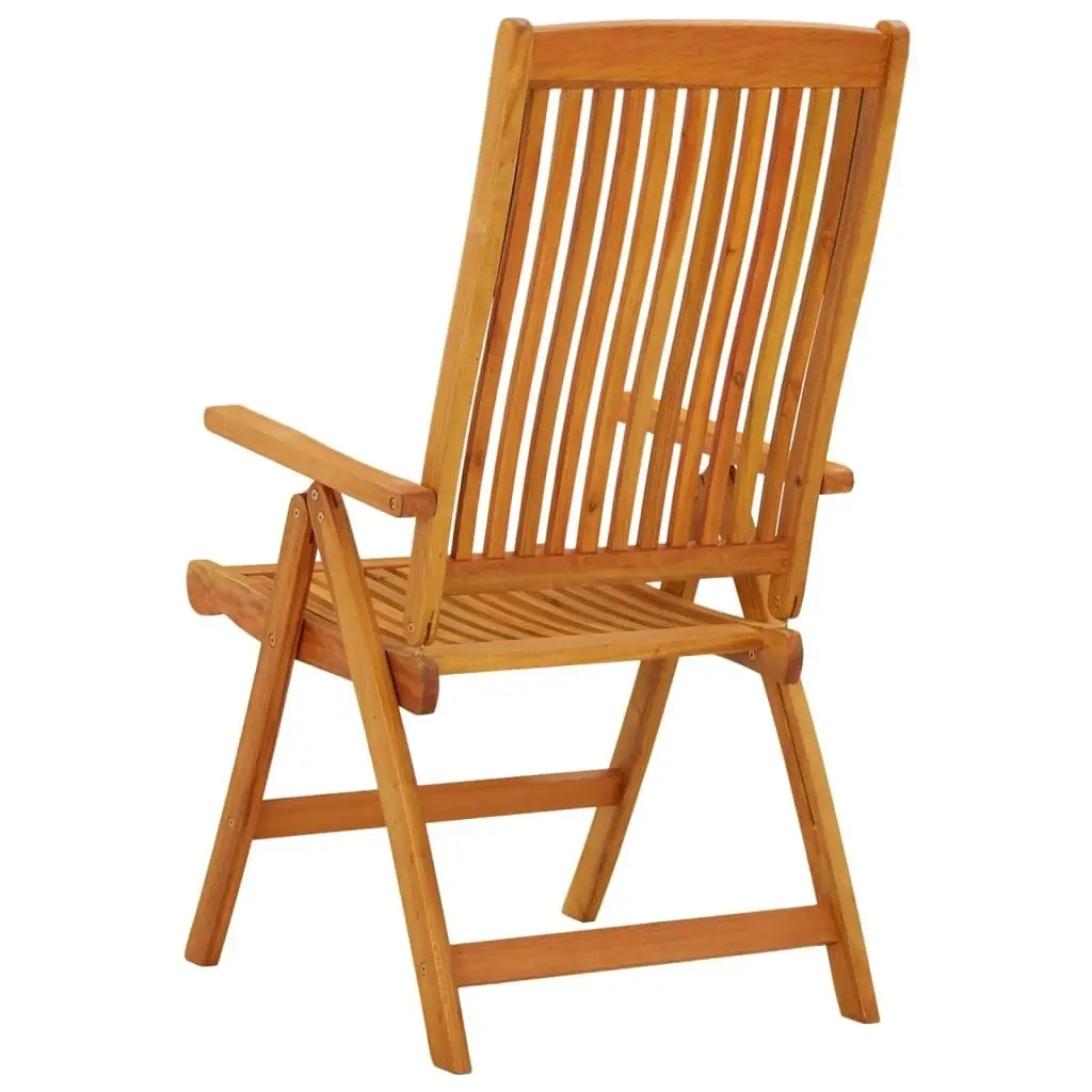 Folding Garden Chairs 2 pcs Solid Wood Eucalyptus 316069