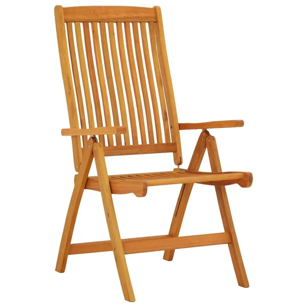 Folding Garden Chairs 2 pcs Solid Wood Eucalyptus 316069