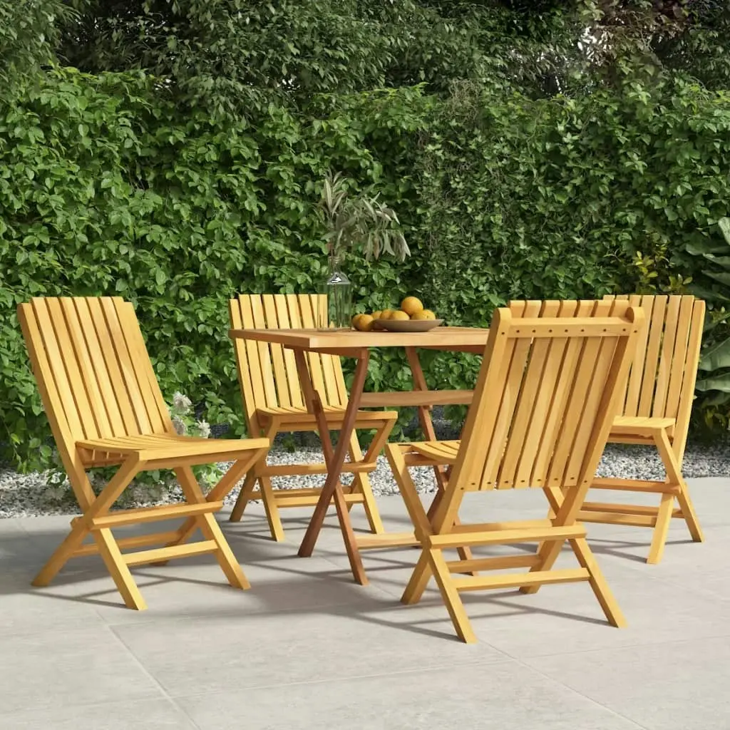 Folding Garden Chairs 4 pcs 47x47x89 cm Solid Wood Teak 3155052