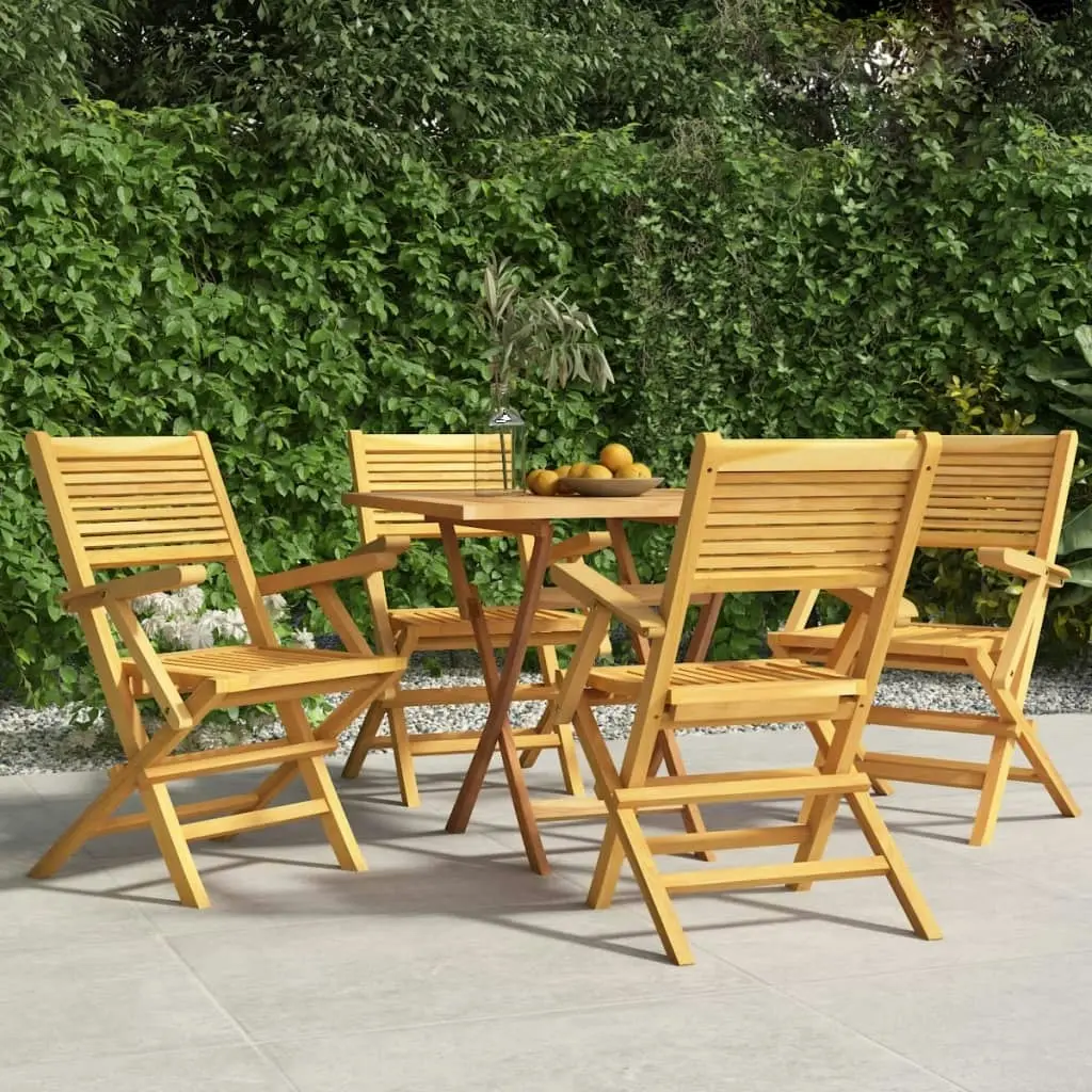 Folding Garden Chairs 4 pcs 55x62x90 cm Solid Wood Teak 3155067