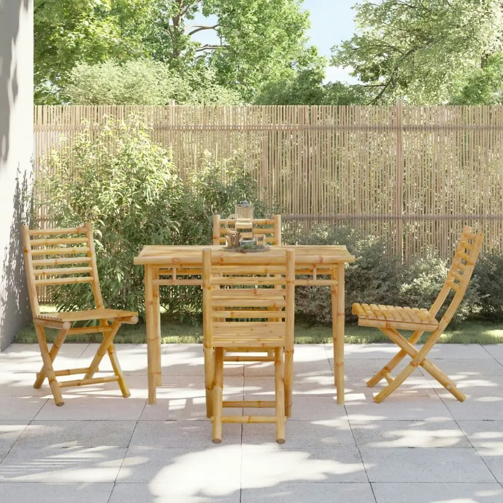 Folding Garden Chairs 4 pcs 43x54x88 cm Bamboo 3278517