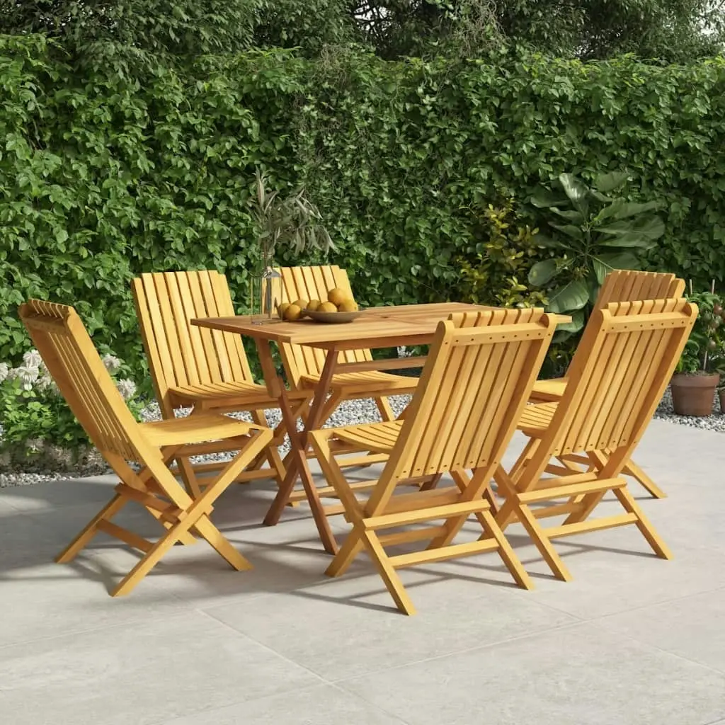 Folding Garden Chairs 6 pcs 47x47x89 cm Solid Wood Teak 3155053