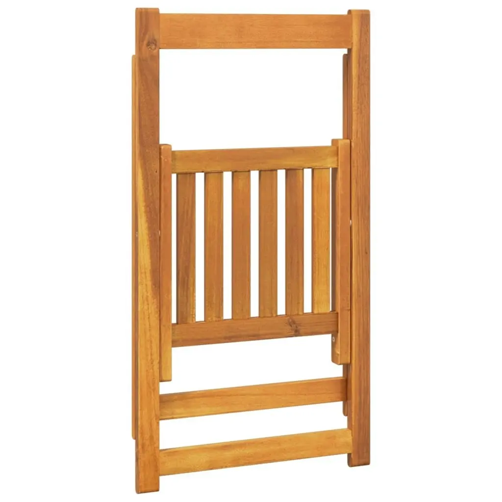 Folding Garden Chairs 4 pcs Solid Wood Acacia 319189