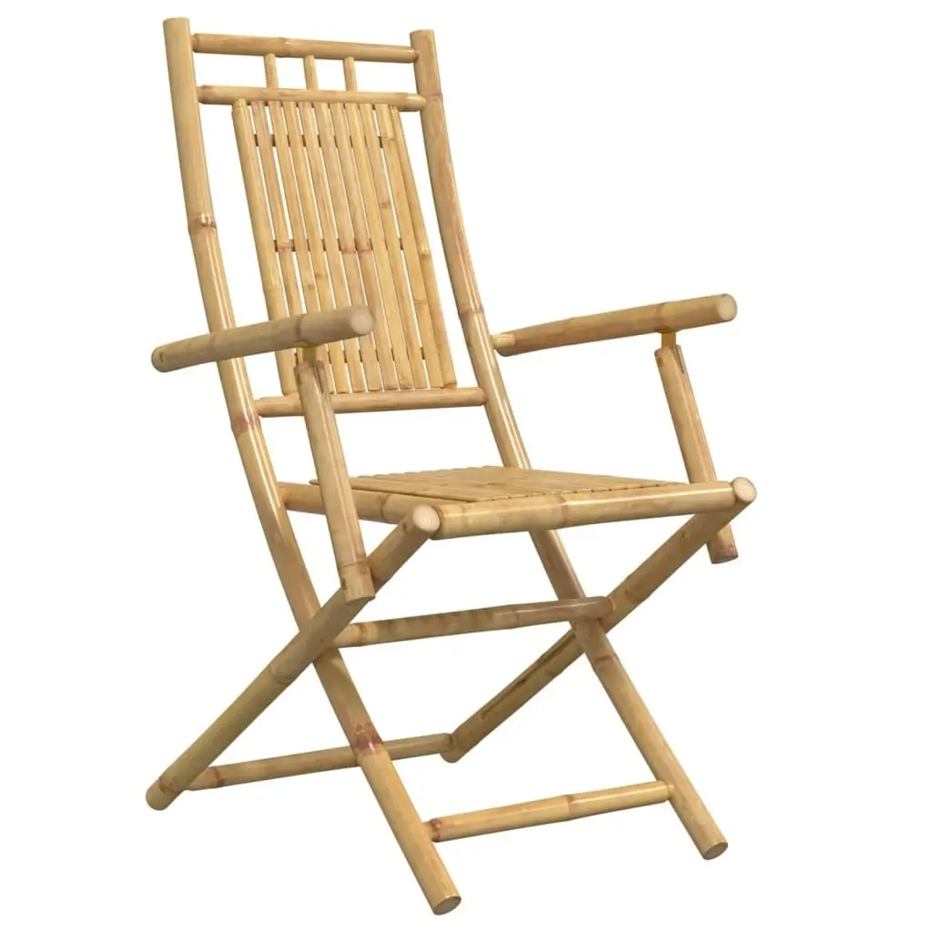 Folding Garden Chairs 6 pcs 53x66x99 cm Bamboo 3278515