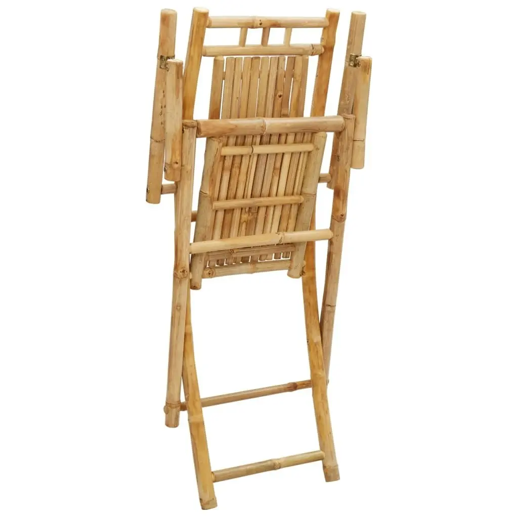 Folding Garden Chairs 6 pcs 53x66x99 cm Bamboo 3278515