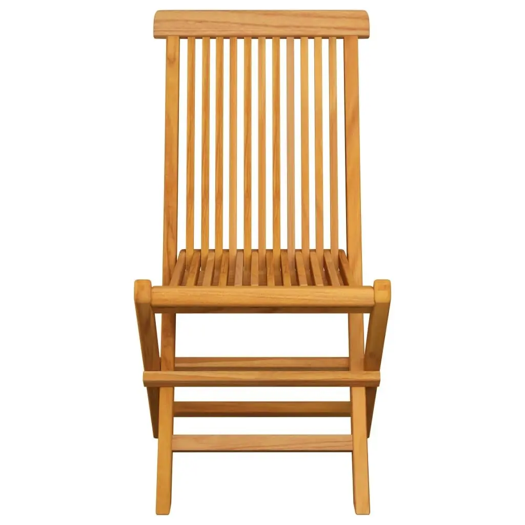 Folding Garden Chairs 6 pcs Solid Teak Wood 3065527