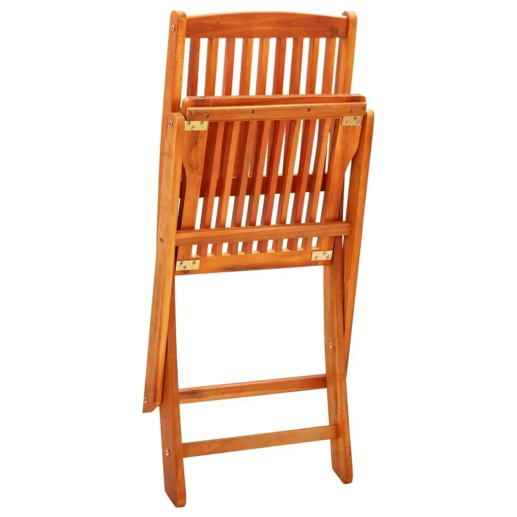 Folding Garden Chairs 6 pcs Solid Eucalyptus Wood 3087149