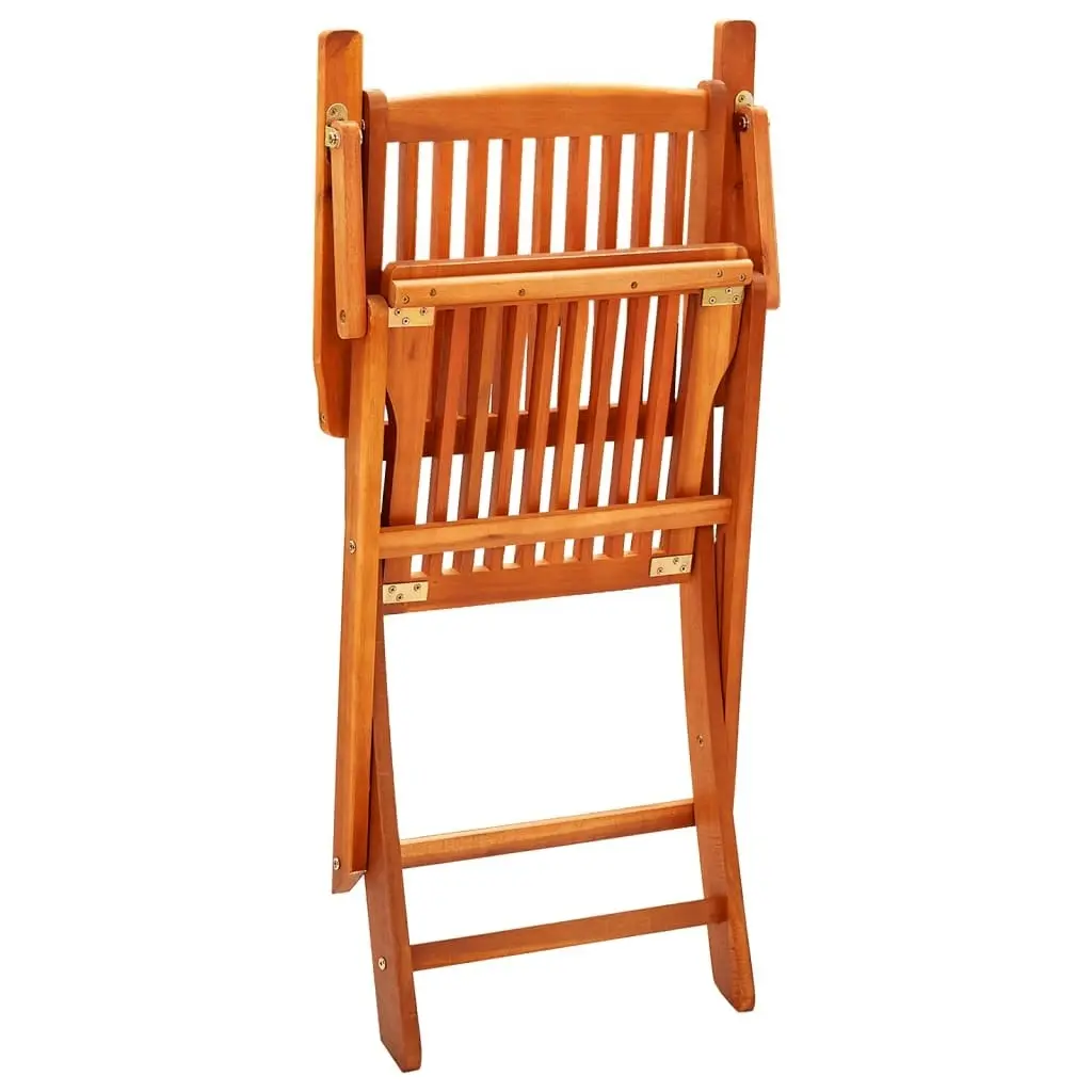 Folding Garden Chairs 6 pcs Solid Eucalyptus Wood 3087147