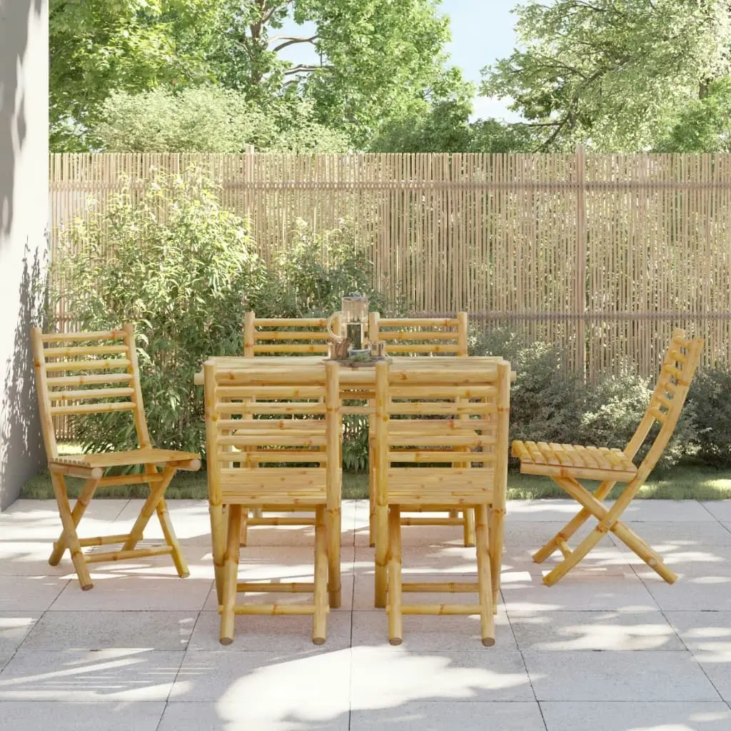 Folding Garden Chairs 6 pcs 43x54x88 cm Bamboo 3278518