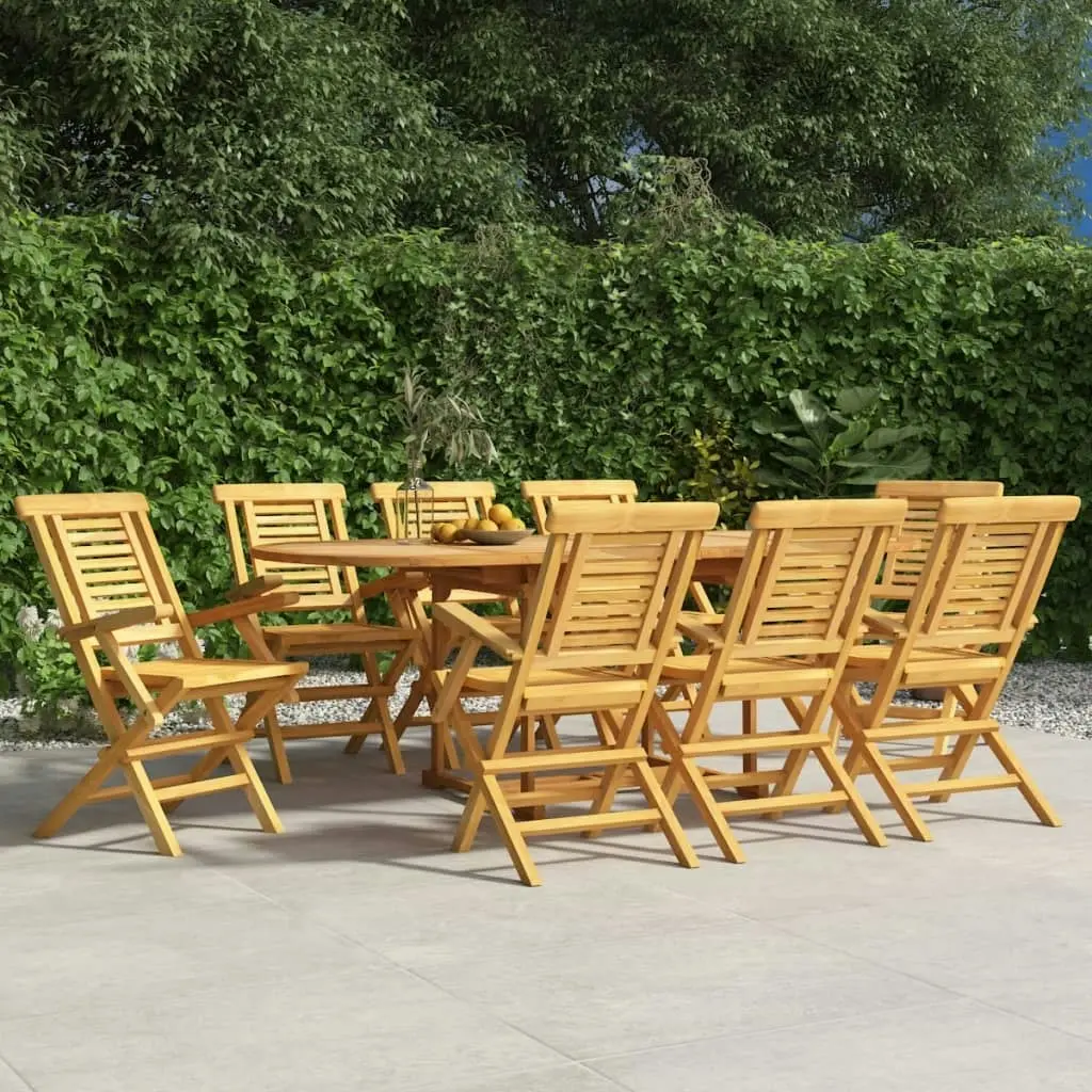 Folding Garden Chairs 8 pcs 56x63x90 cm Solid Wood Teak 3155051