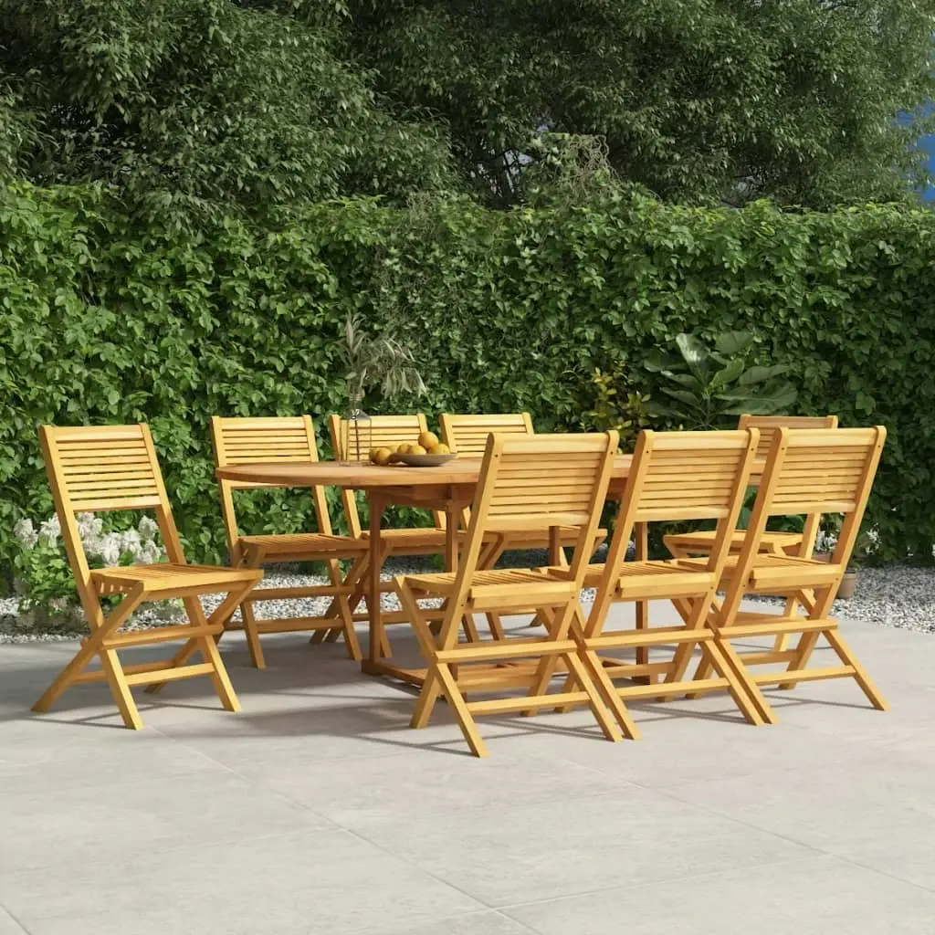 Folding Garden Chairs 8 pcs 47x62x90 cm Solid Wood Teak 3155066