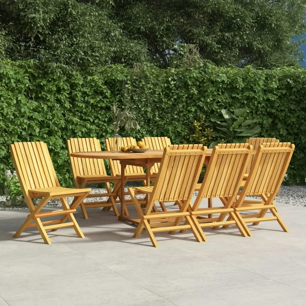 Folding Garden Chairs 8 pcs 47x47x89 cm Solid Wood Teak 3155054