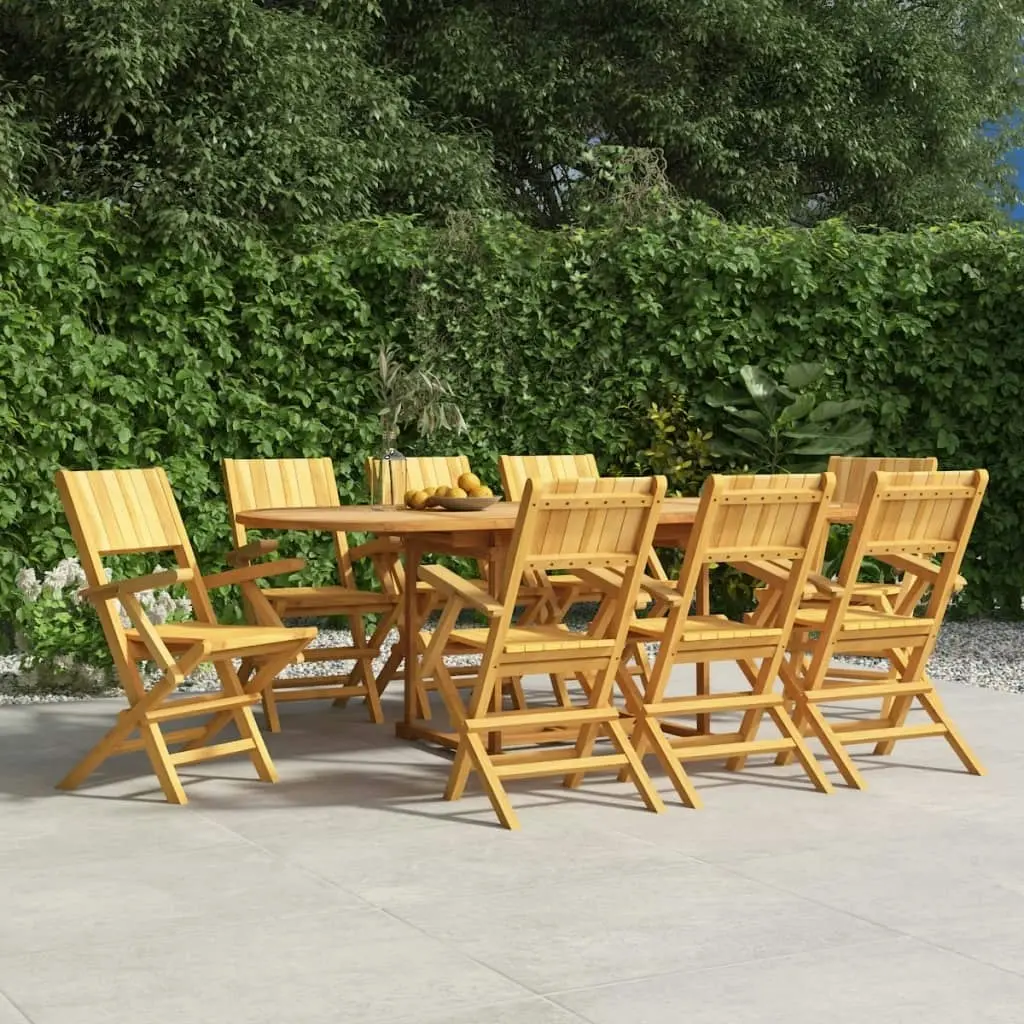 Folding Garden Chairs 8 pcs 55x61x90 cm Solid Wood Teak 3155063