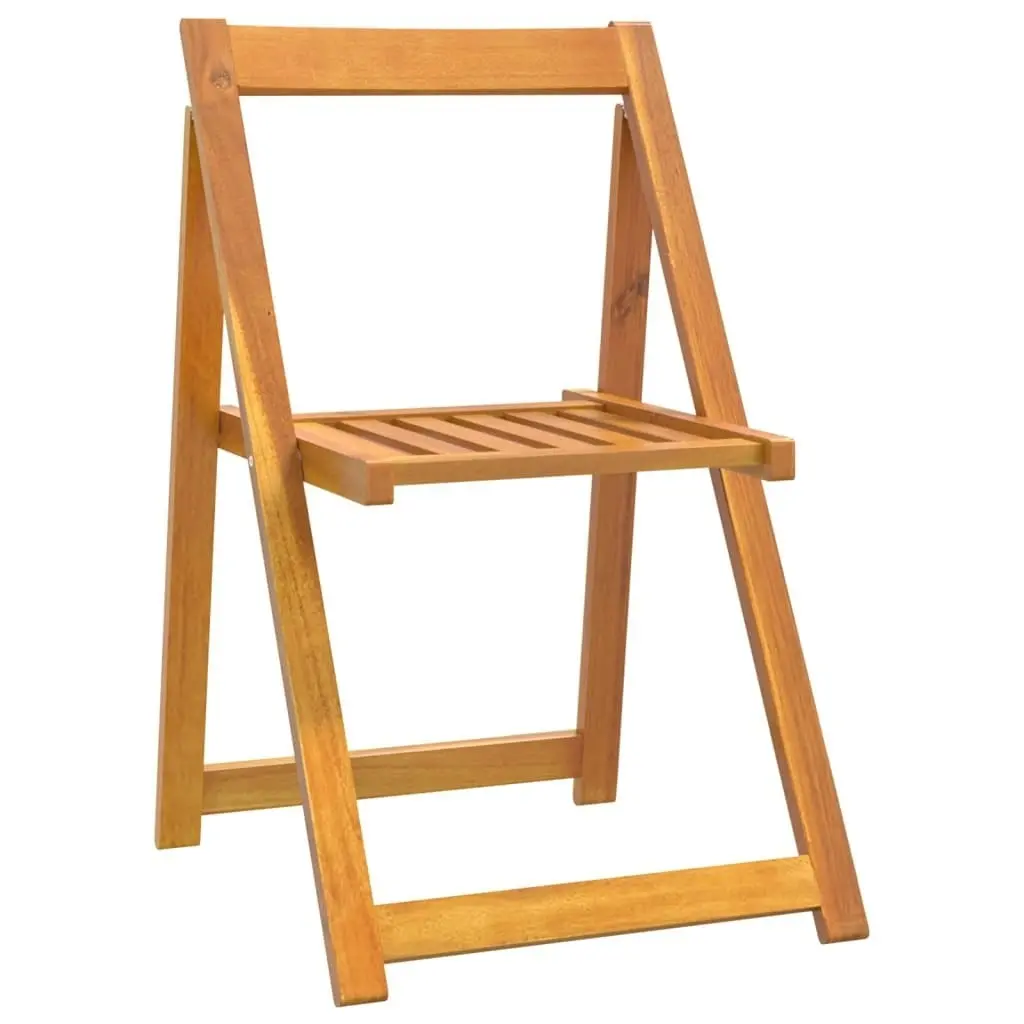 Folding Garden Chairs 8 pcs Solid Wood Acacia 3104965