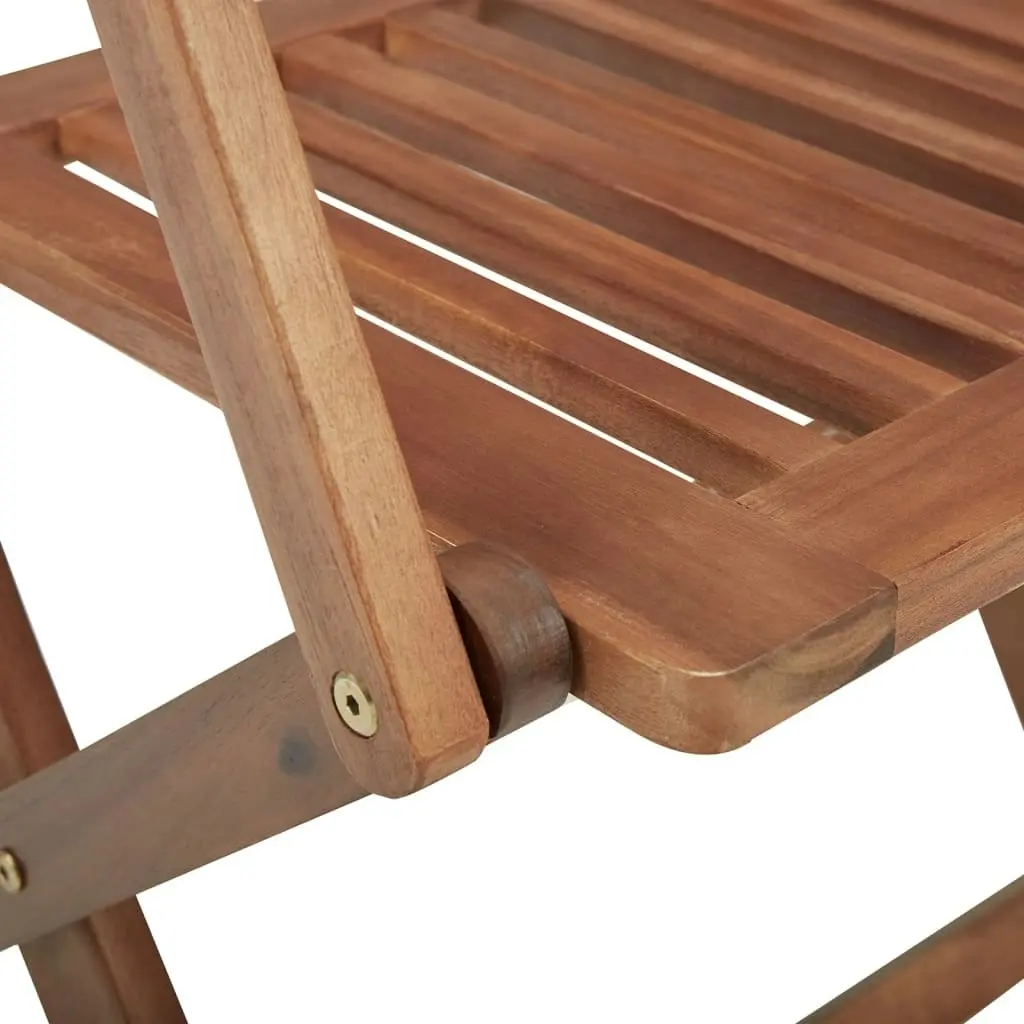 Folding Outdoor Chairs 8 pcs Solid Wood Acacia 3075084