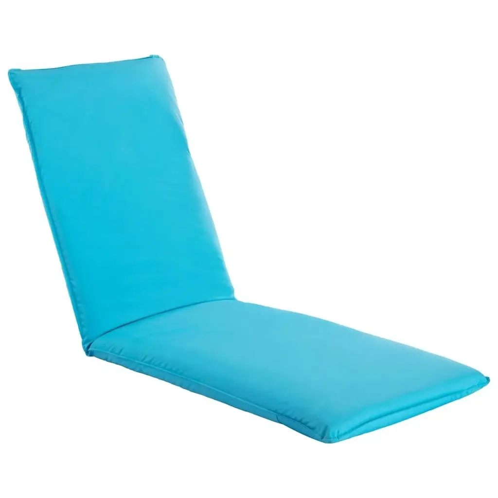 Foldable Sunlounger Oxford Fabric Blue 316048