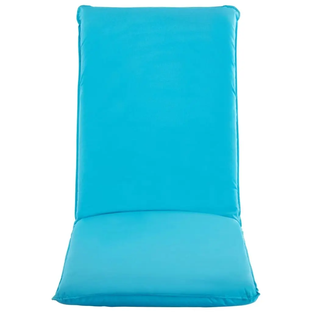 Foldable Sunlounger Oxford Fabric Blue 316048