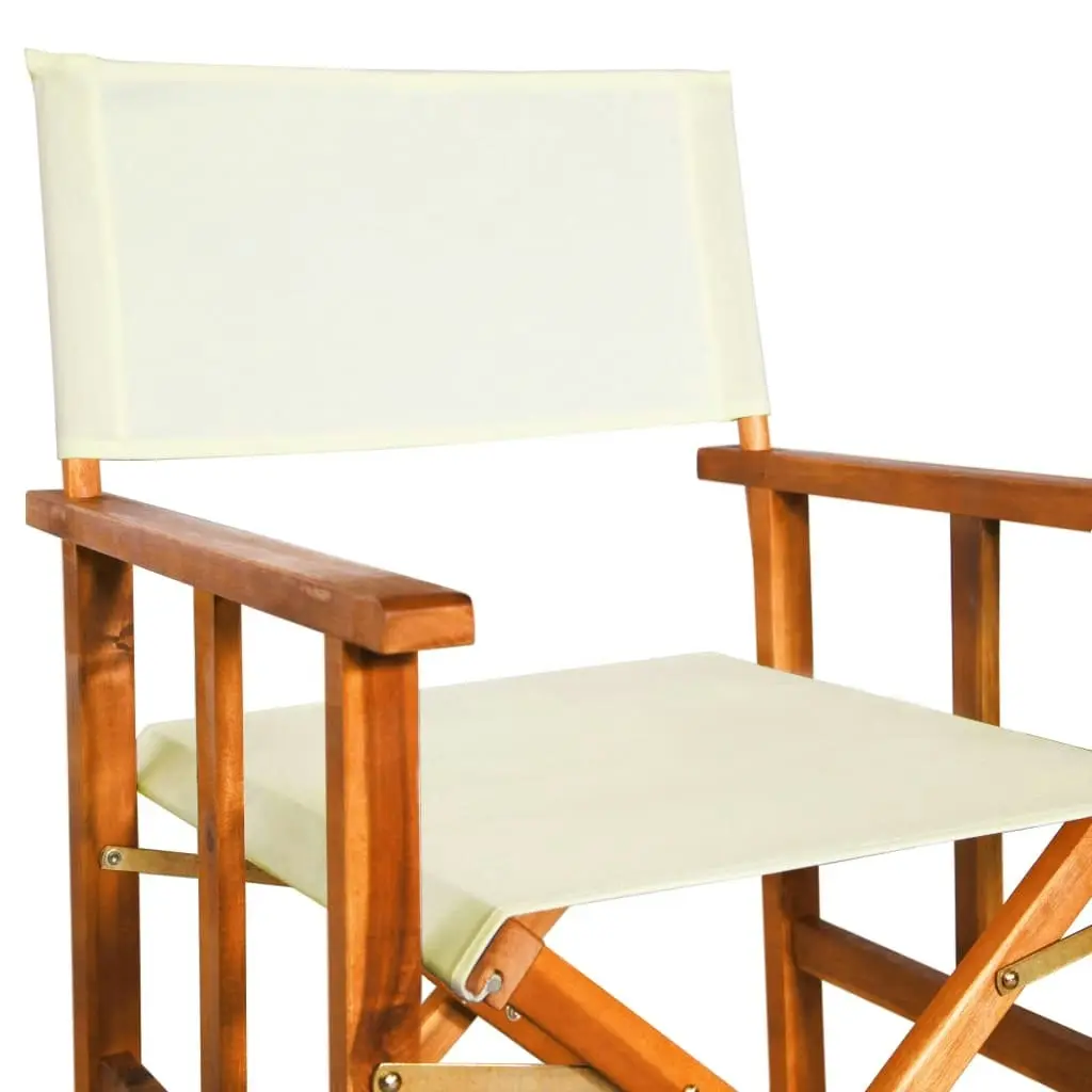 Director's Chair Solid Acacia Wood 45596