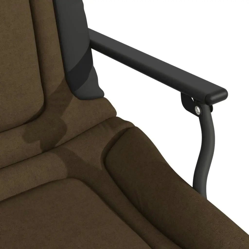 Fishing Chair with Armrest Foldable Taupe 4006419