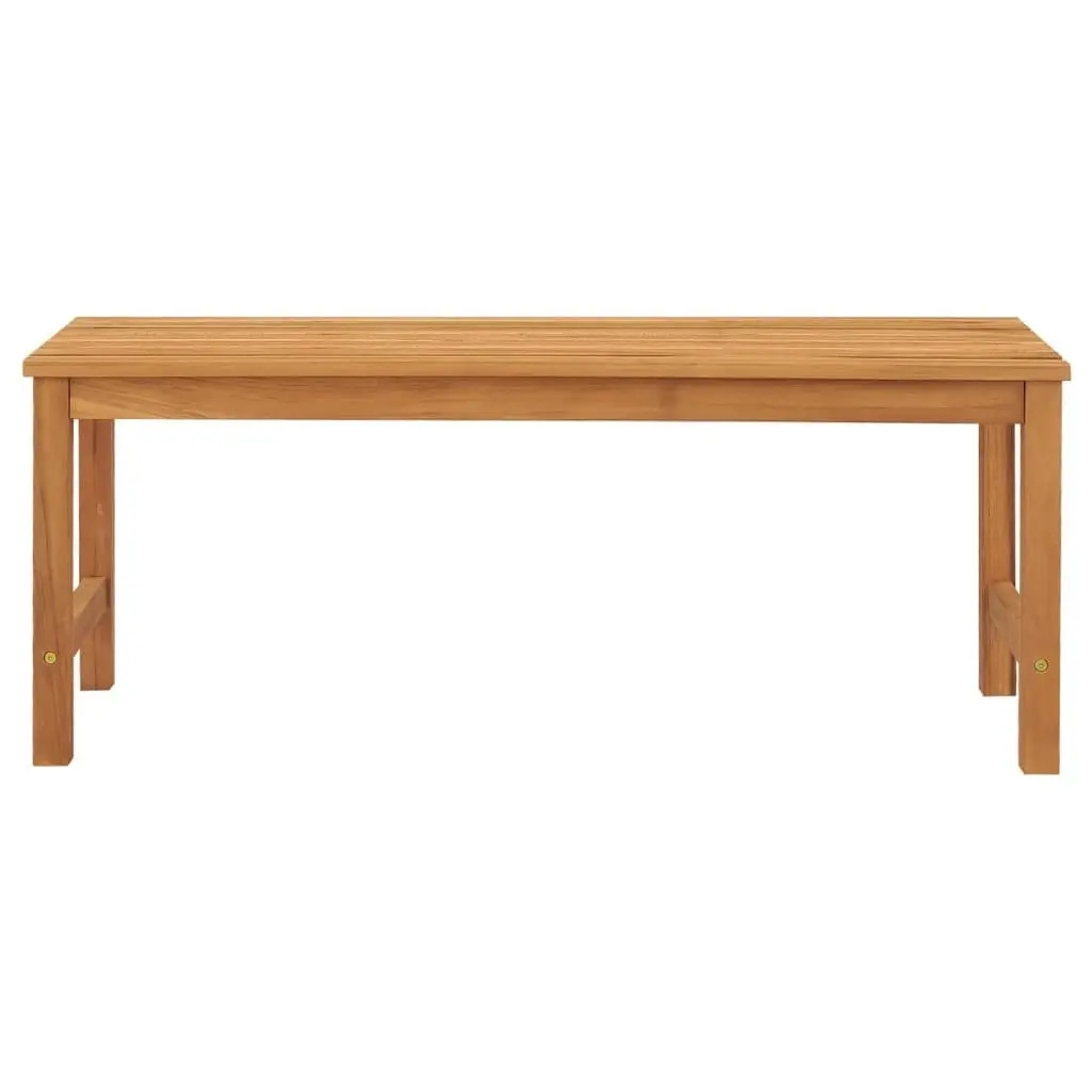 Garden Bench 114 cm Solid Teak Wood 316626