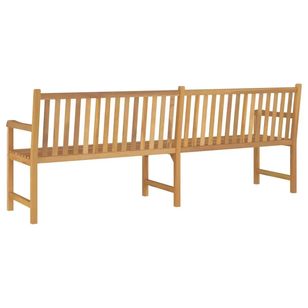 Garden Bench 228 cm Solid Teak Wood 316624