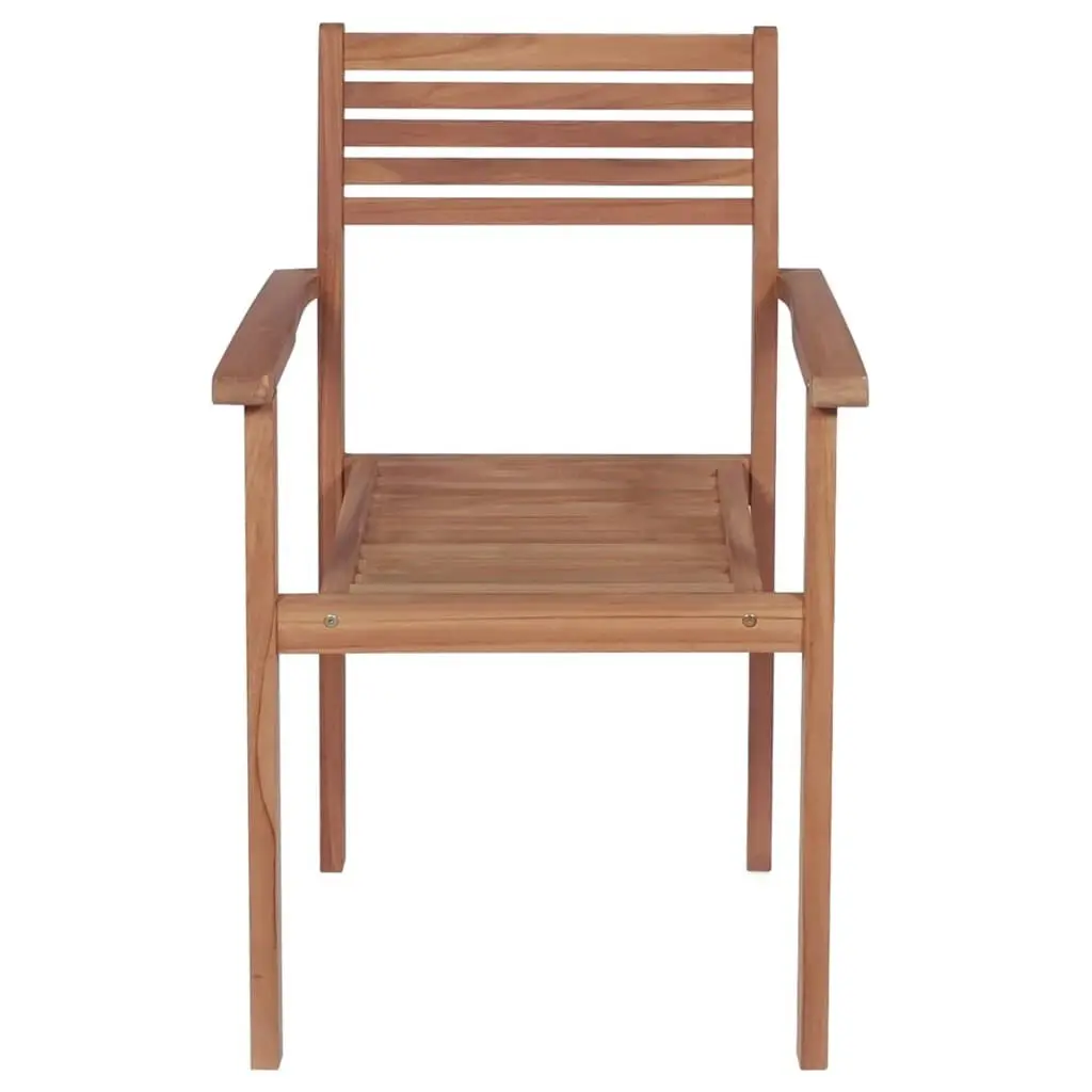 Garden Chairs 4 pcs with Anthracite Cushions Solid Teak Wood 3062289