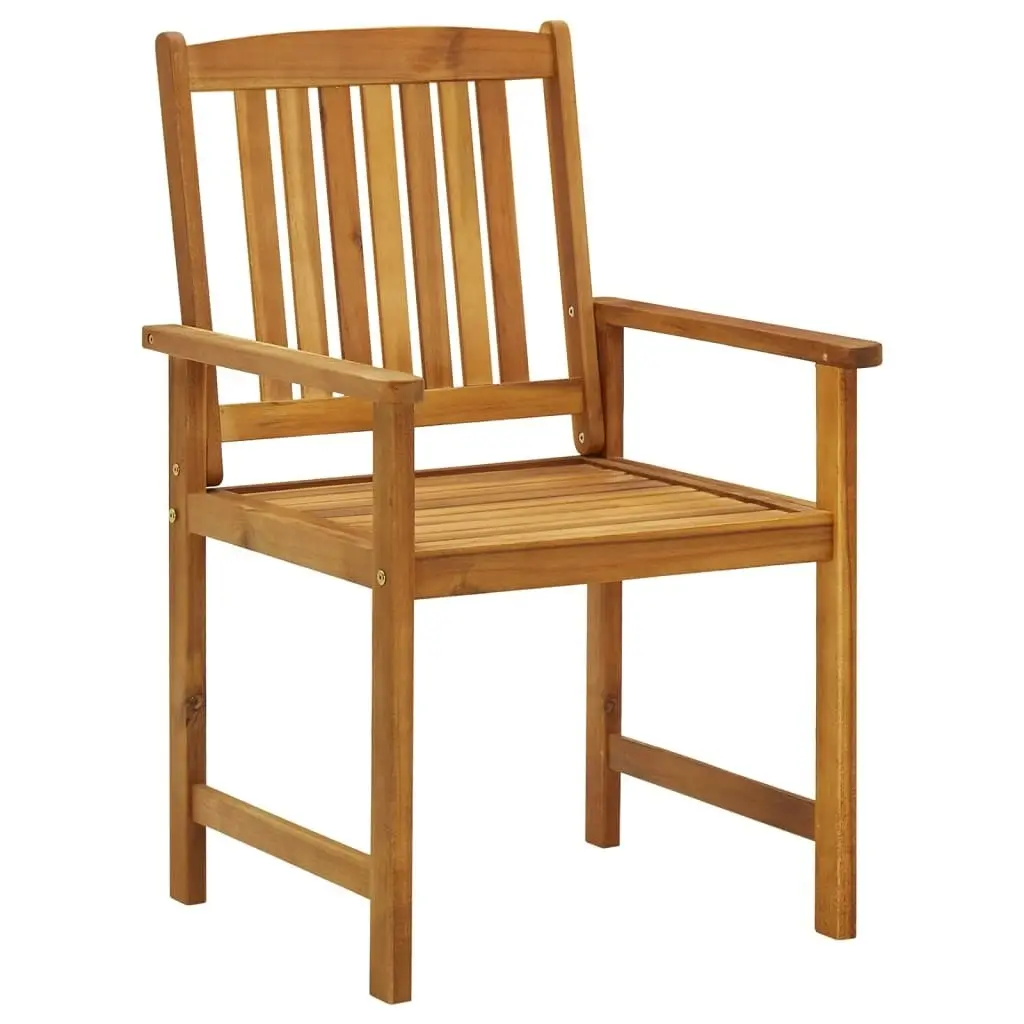 Garden Chairs 8 pcs Solid Acacia Wood 3078150